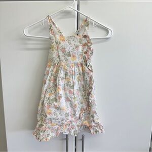 452 Catherine Malandrino Dress Girls Toddler 4T Floral Summer Sundress Cute